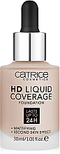 Духи, Парфюмерия, косметика УЦЕНКА Жидкая тональная основа - Catrice HD Liquid Coverage Foundation *