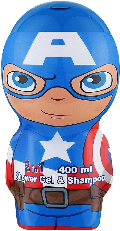 Air-Val International Marvel Captain America 2D - Гель для душу 2 в 1 — фото N1