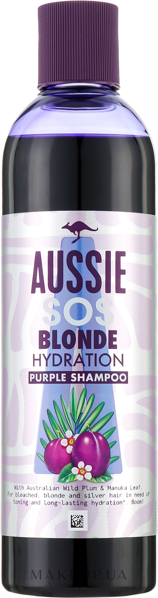 Шампунь для светлых волос - Aussie Blonde Hydration Purple Shampoo — фото 290ml