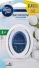 Ароматизатор для ванны "Хлопковый цветок" - Ambi Pur Bathroom Cotton Flower Scent Up 50 Days — фото N1