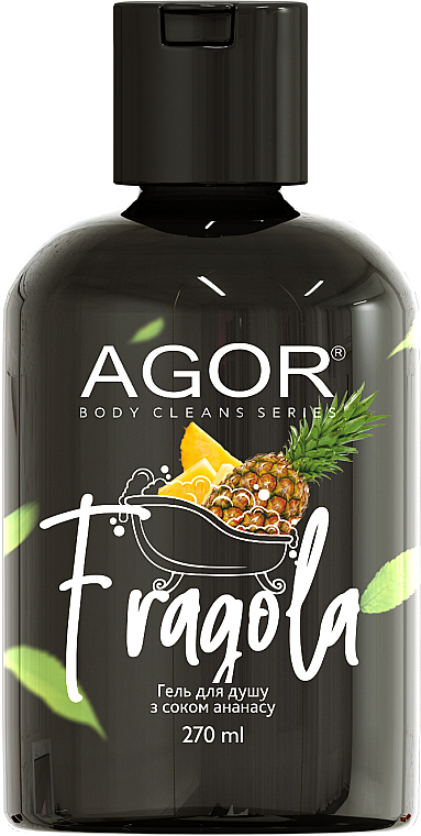 Гель для душу із соком ананаса - Agor Body Cleans Series Fragola Shower Gel