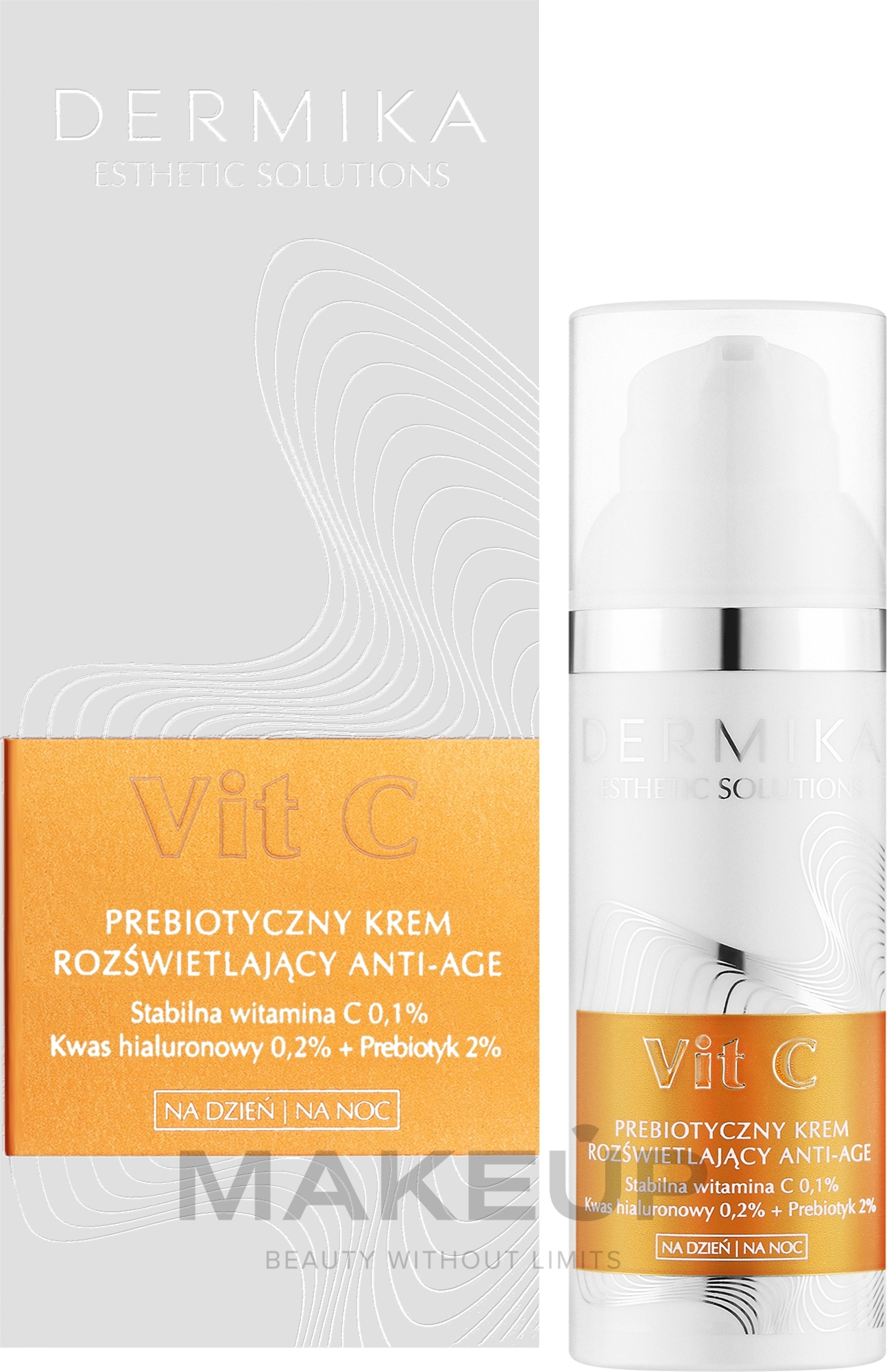 Осветляющий крем с пребиотиками - Dermika Esthetic Solutions Vit C — фото 50ml