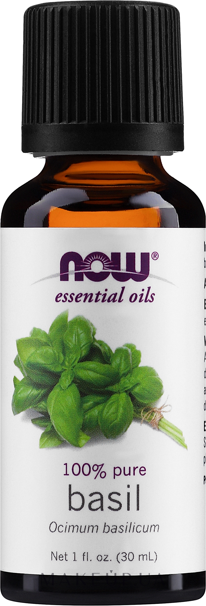 Ефірна олія базиліка - Now Foods Essential Oils 100% Pure Basil — фото 30ml