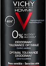 Дезодорант для чоловіків "Оптимальний комфорт чутливої шкіри" - Vichy Optimal Tolerance Deodorant 48H — фото N2