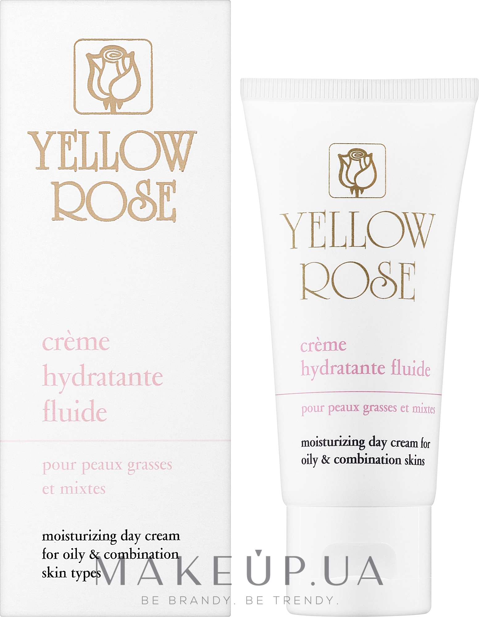 Зволожувальний денний флюїд - Yellow Rose Creme Hydratante Fluide — фото 50ml