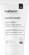 Крем для чувствительной кожи с признаками покраснения и шелушения - Ivatherm Ivadermaseb Cream For Sensitive Skin — фото N1
