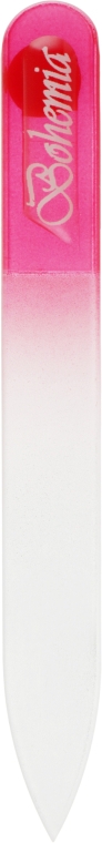 Пилка для ногтей стеклянная 90 мм, 03-071A, красная - Zauber — фото N1