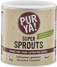 Духи, Парфюмерия, косметика Органический порошок льняного семени - Purya Super Sprouts Sprouted Flaxseed