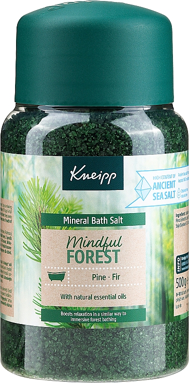 Соль для ванны "Сосна и пихта" - Kneipp Mineral Bath Salt Mindful Forest Pine & Fir  — фото N1