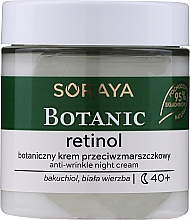 Духи, Парфюмерия, косметика Ночной крем против морщин - Soraya Botanic Retinol Anti-Wrinkle Night Cream