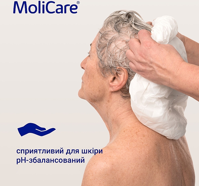 Шапочка для миття голови без води - MoliCare Skin — фото N3