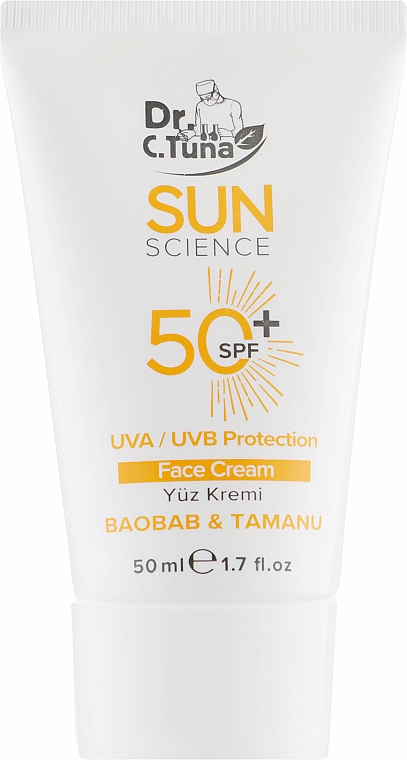 Сонцезахисний крем для обличчя - Farmasi Dr.C.Tuna Sun Science Face Cream SPF50