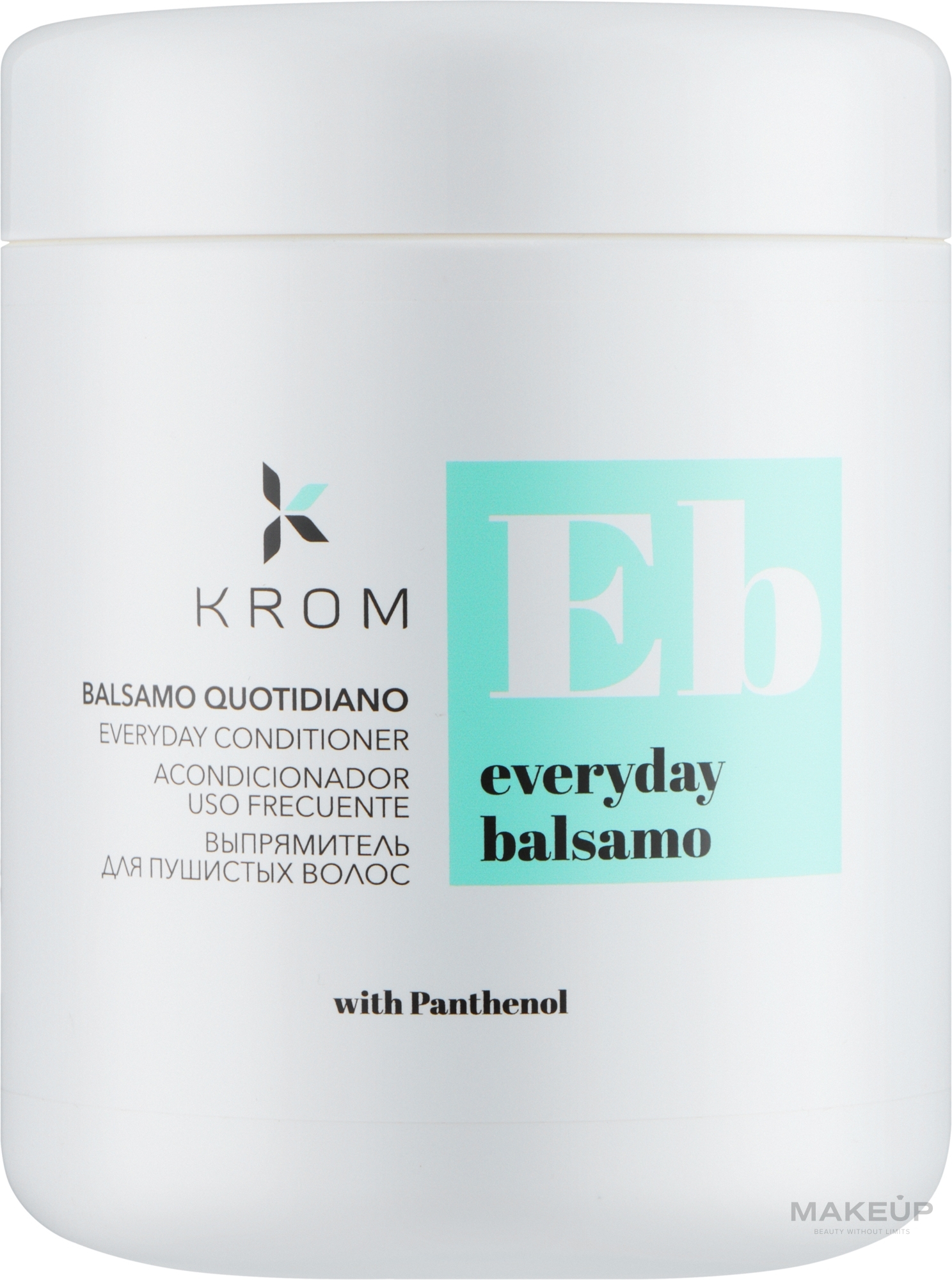 Кондиционер для ежедневного ухода с пантенолом - Krom Everyday Conditioner — фото 1000ml