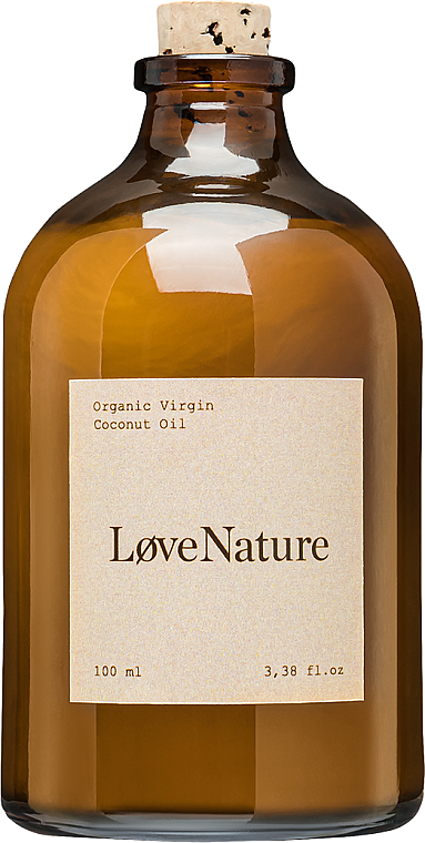 Натуральное нерафинированное кокосовое масло первого холодного отжима - Love Nature Coconut Oil