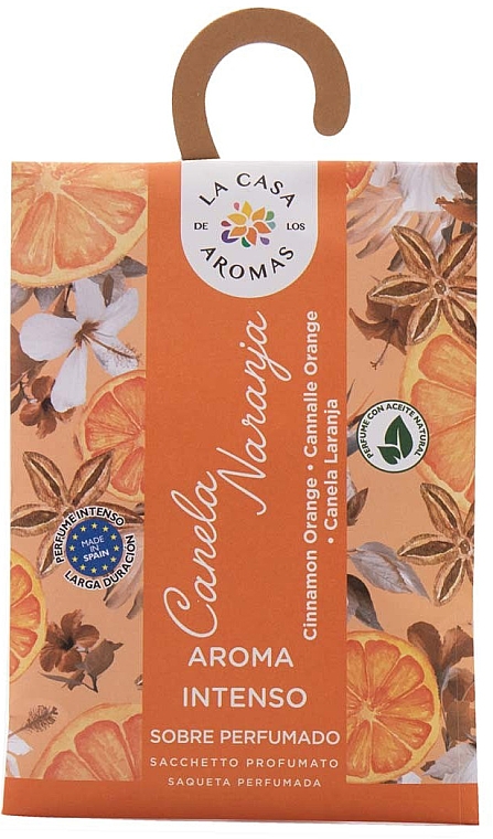 Ароматическое саше "Корица-апельсин" - La Casa de Los Aromas Aroma Intenso Cinnamon-Orange Closet Sachet — фото N1