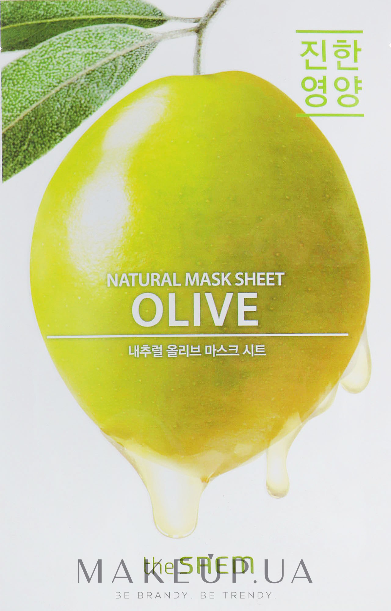 Питающая тканевая маска - The Saem Natural Mask Sheet Olive — фото 21ml
