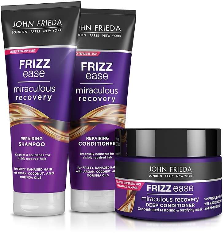 Шампунь "Чудесное восстановление" для поврежденных волос - John Frieda Frizz Ease Miraculous Recovery Shampoo — фото N2