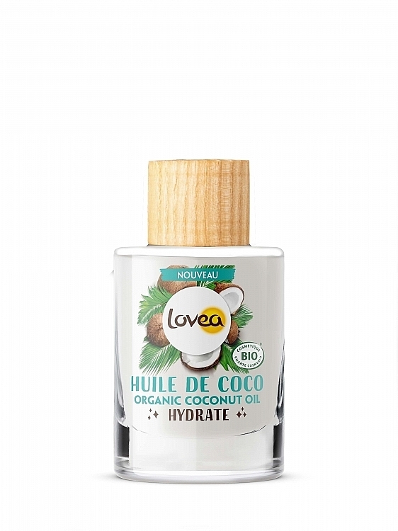 Масло кокосовое - Lovea Organic Coconut Oil Hydrate — фото N1
