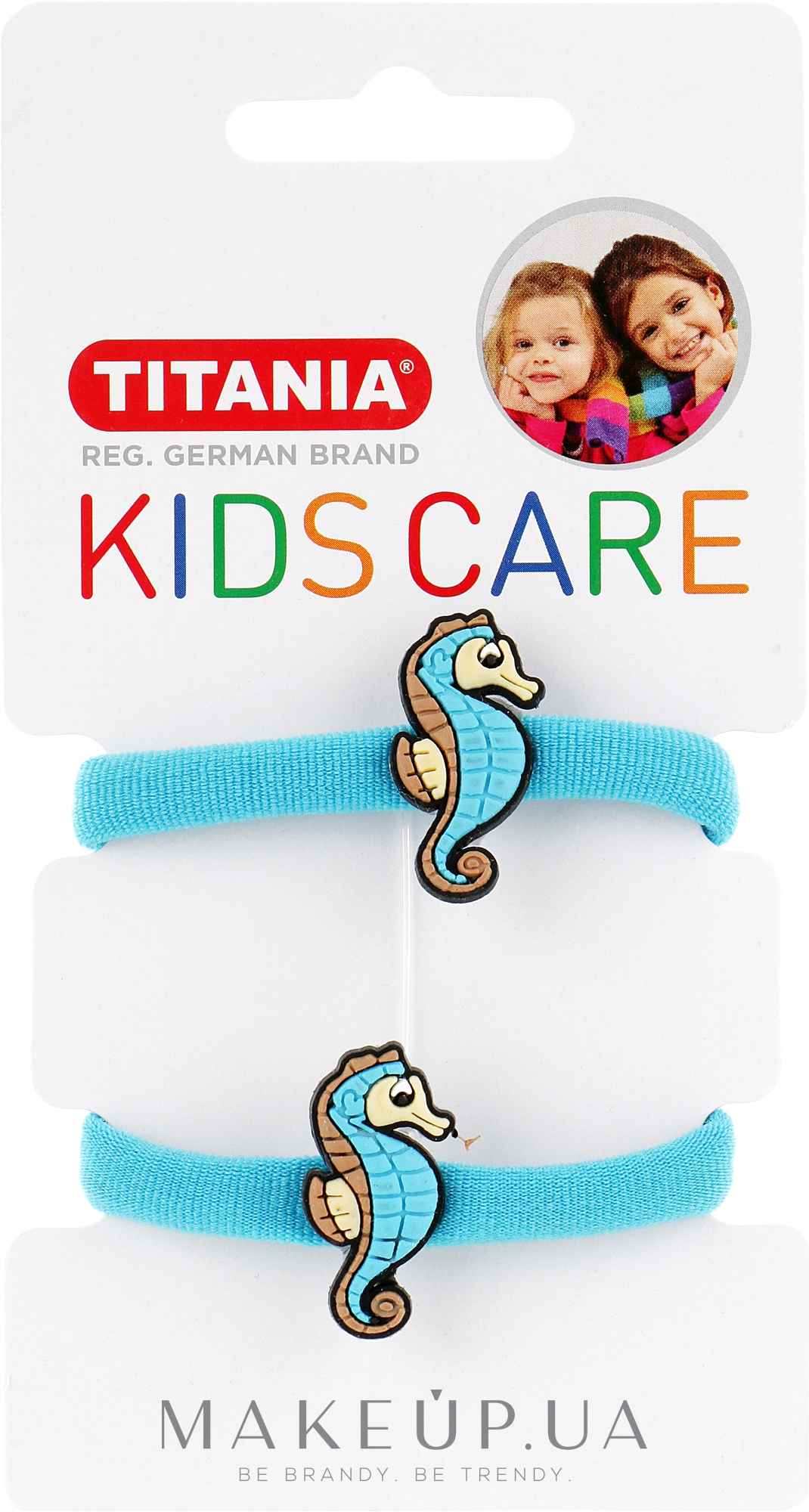Резинка для волосся "Морський коник" - Titania Kids Care — фото 2шт