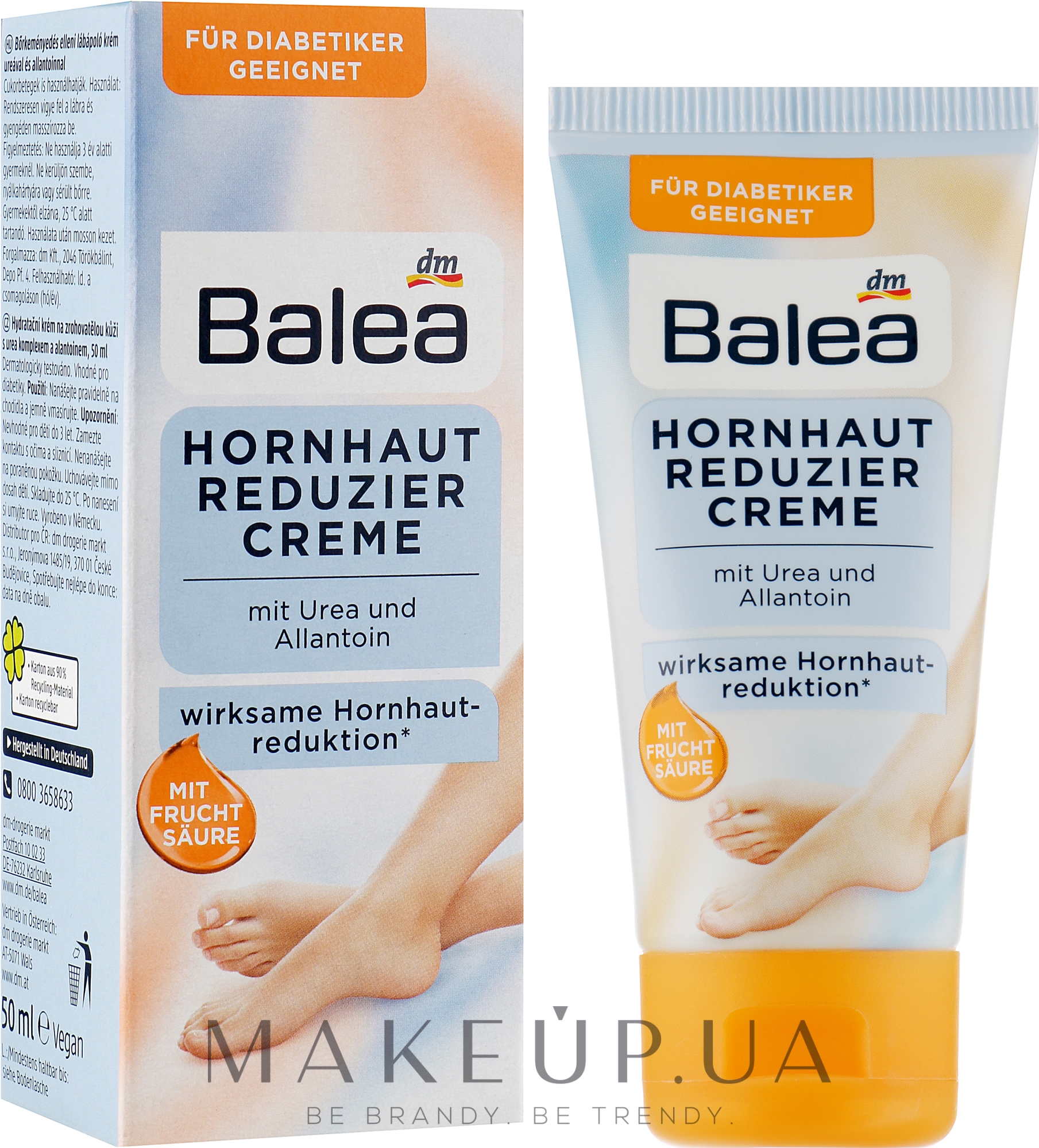 Крем для зменшення сухості шкіри ніг - Balea Hornhaut Reduzier Foot Cream — фото 50ml