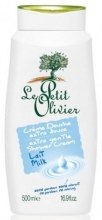 Крем для душа Молоко - Le Petit Olivier Extra Gentle Shower Cream Milk — фото N1