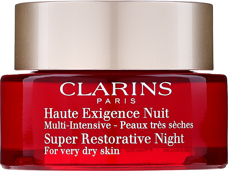 Нічний крем - Clarins Super Restorative Night Wear Very dry Skin — фото N1