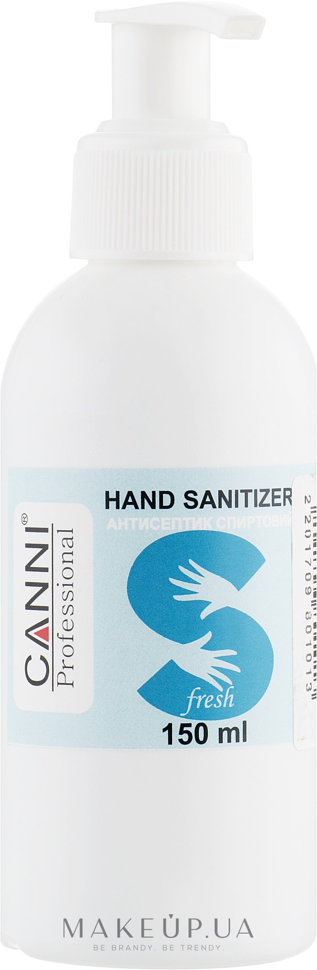 Антибактериальное средство для обработки рук и ногтей - Canni Hand Sanitizer Fresh — фото 150ml