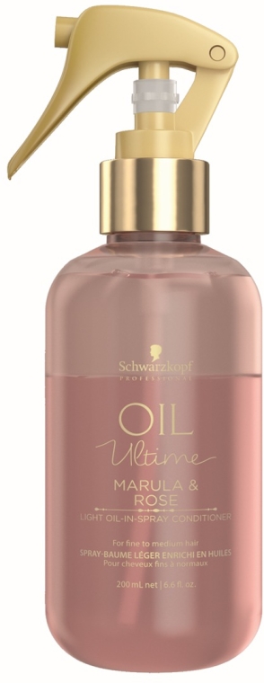 Кондиціонер-спрей для волосся  - Schwarzkopf Professional  Oil Ultime Lignt-Oil-in-Spray Conditioner