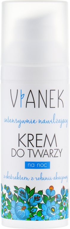 Інтенсивно зволожувальний нічний крем для обличчя - Vianek Moisturizing Night Cream — фото N2