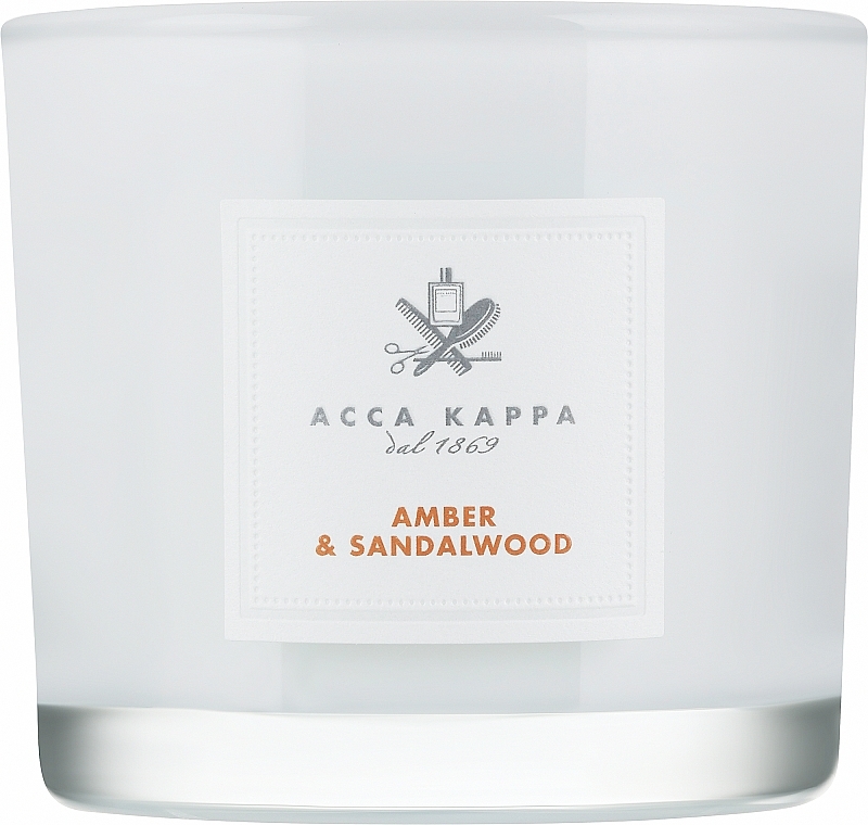 Ароматична свічка "Amber and Sandalwood" - Acca Kappa Scented Candle — фото N1