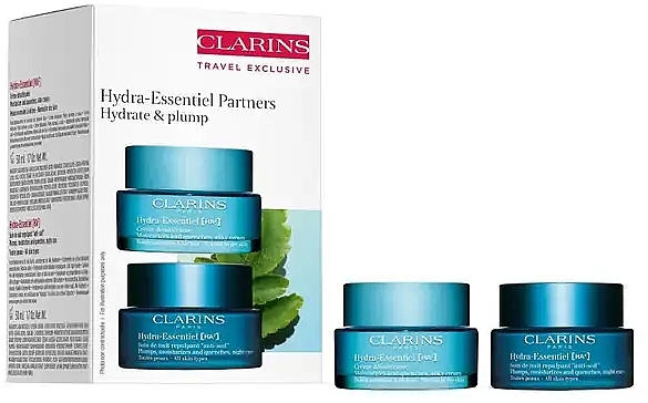 Набор - Clarins Hydra-Essentiel Partners (cr/2x50ml) — фото N1