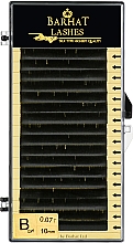 Парфумерія, косметика Накладні вії B 0,07 мм (10 мм), 20 ліній - Barhat Lashes