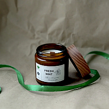 Аромасвічка "Fresh mint", у банці - Purity Candle — фото N2
