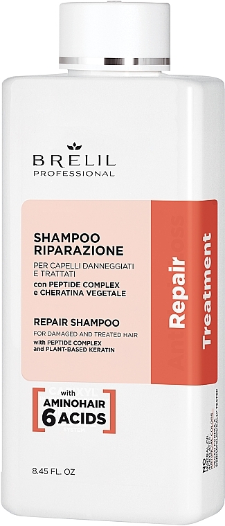 Восстанавливающий шампунь для волос - Brelil Repair Treatment Repair Shampoo — фото N1