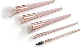 Набор кистей для макияжа, 5 шт - Zoe Ayla Complete Eye & Face Brush Kit  — фото N2