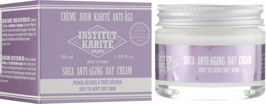 Крем для обличчя денний - Institut Karite Shea Anti Aging Day Cream Cotton Cloud — фото N1