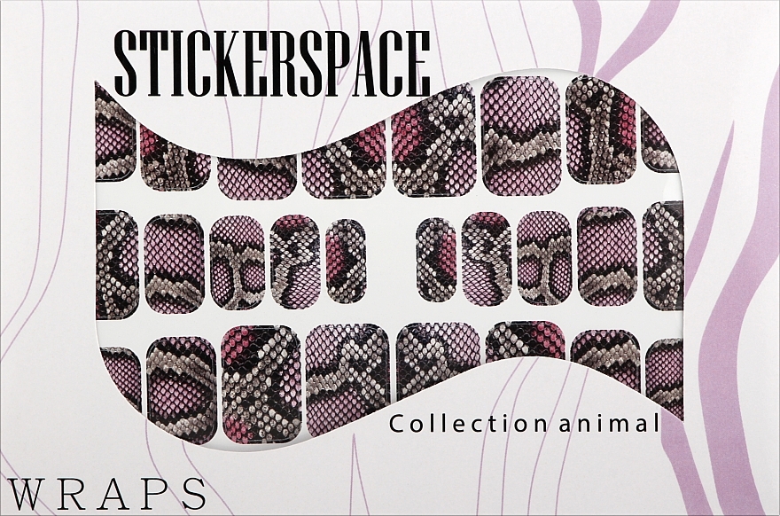 Дизайнерські наклейки для нігтів "Snake" - StickersSpace — фото N3
