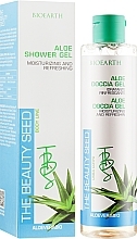 УЦЕНКА Увлажняющий и освежающий гель для душа на основе алоэ - Bioearth The Beauty Seed Aloe Shower Gel Moisturizing And Refreshing * — фото N2