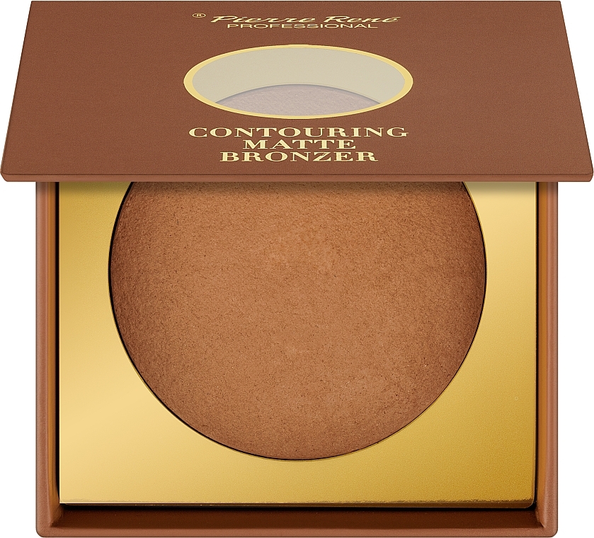 Бронзирующая пудра с матирующим эффектом - Pierre Rene Contouring Matte Bronzer — фото N1