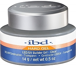 Гель конструюючий, для нігтів прозорий - IBD LED/UV Builder Clear Gel — фото N2