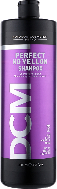 Антижелтый шампунь для волос - DCM Perfect No Yellow Shampoo — фото N2