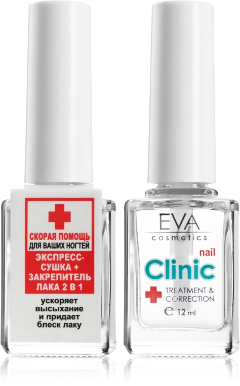 Экспресс-Сушка + Закрепитель лака 2в1 - Eva Cosmetics Clinic Nail