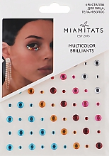 Духи, Парфюмерия, косметика Кристаллы-стразы для лица - Miami Tattoos Multicolor Brilliants