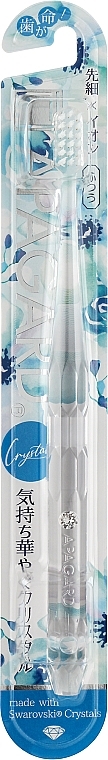 Зубна щітка, блакитна - Sangi Apagard Crystal Toothbrush — фото N1