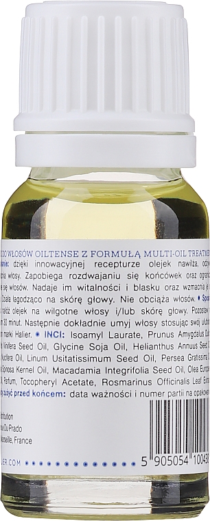 Питательное масло для волос - Halier Oiltense — фото N2