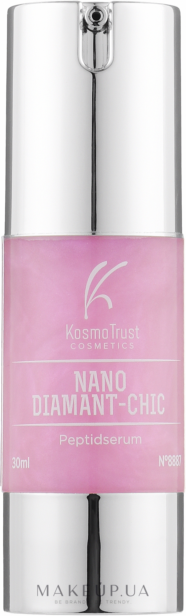 Діамантова нано-сироватка для обличчя з пептидами - KosmoTrust Cosmetics Nano Diamant-Chic Peptidserum — фото 30ml