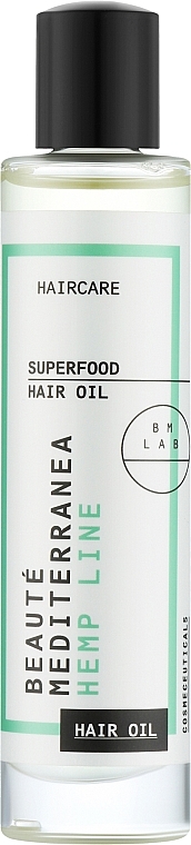 Олія для волосся - Beaute Mediterranea Hemp Line Superfood Hair Oil