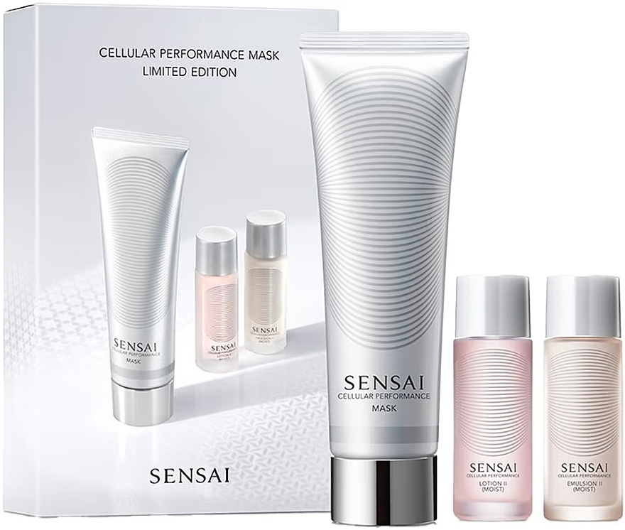 Набір - Sensai Cellular Performance Mask Limited Edition (mask/100ml + lot/20ml + emulsion/20ml) — фото N1