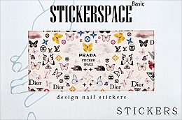 Духи, Парфюмерия, косметика УЦЕНКА Дизайнерские наклейки для ногтей "Cloud" - StickersSpace  *