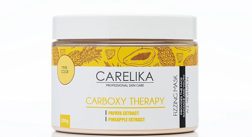 Маска для лица - Carelika Carboxy Therapy Fizzing Mask — фото N1
